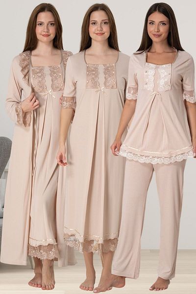 ByLohusa Effortt Brown Pregnant Maternity Set