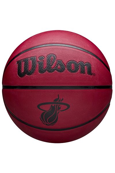 Wilson NBA Team Tribute Solid Miami Heat Ball, Unisex Basketball ball