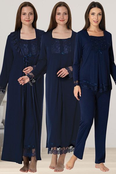 ByLohusa Effortt Navy Blue Maternity Set