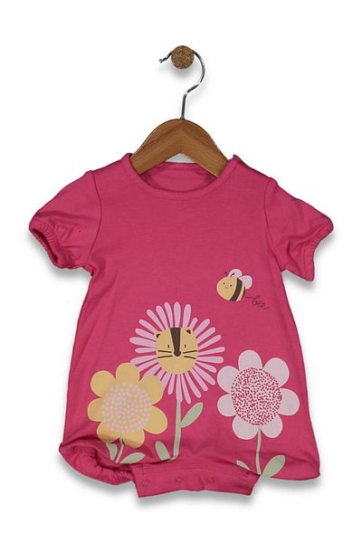 Necix's Flower Printed Girl's Jumpsuit