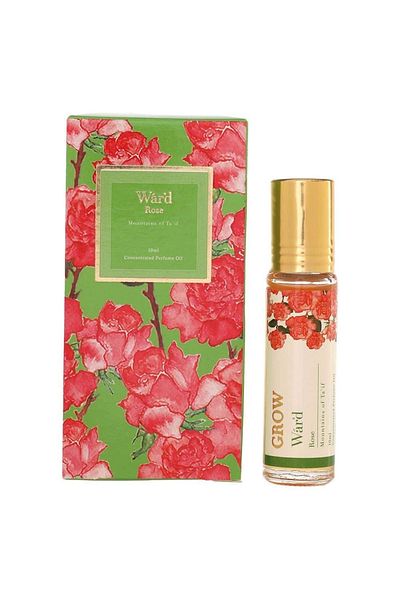 jad Grow Ward Rose Unisex Roll-On Perfume 10 ml (Pack-of-6)