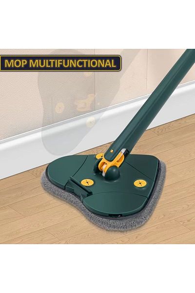 NEXTLY Set Mop Multifunctional Cu 5 Lavete Pentru Suprafete Uscate Si Umede, Cap Forma De Inima