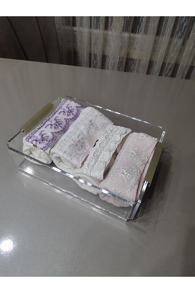 innossa pleksi dekorasyon منظم بمقابض مسطحة