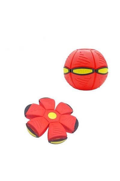 MACVI Macvi® Interactive Blast Ball Disc Shaped with Lights, Red