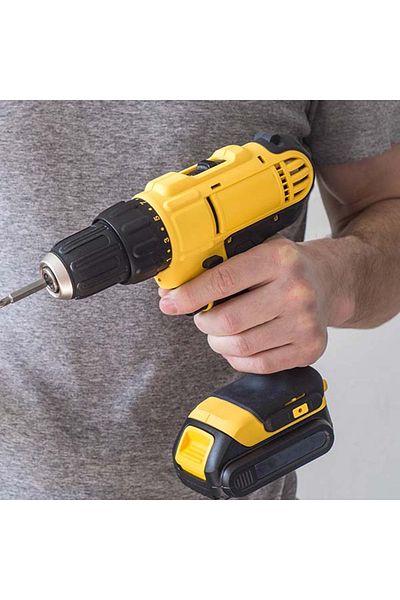 COOYA Electric Drill Set, Variable Speed Power Tools, for home, Yellow