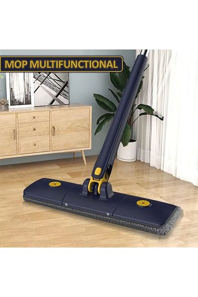 NEXTLY Set Mop Multifunctional Cu 9 Lavete Pentru Suprafete Uscate Si Umede, Cap Dreptunghiular