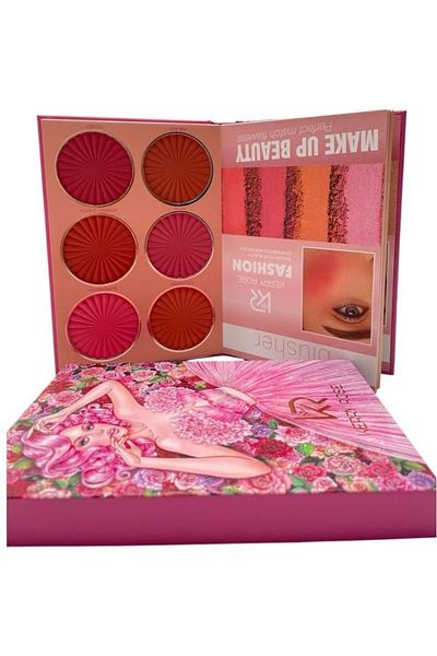 Kerry Rose Kerry Rose Professional Palette - Soft Shades for Eyeshadow, Blush, and Highlighter - All-in-One Beauty Palette