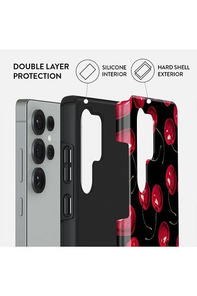 Samsung Burga Case Galaxy S25ultra Hybrid 2 Layer Hard Shell Silicone Protective, Scratch Resistant