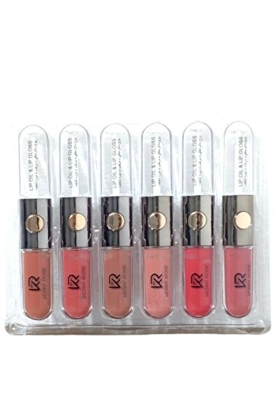 Kerry Rose مجموعه 6 قطعه أحمر الشفاه أنليميتد دوبل توتش متعدده الالوان
