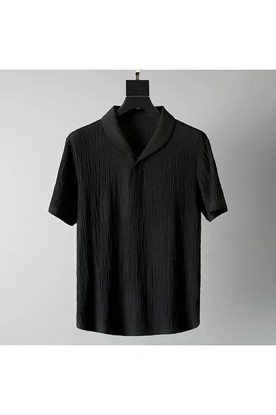 BRLKN Boyfriend Fit Seersucker Fabric Alaçatı Unisex Bürümcük T-Shirt Tracksuit Set