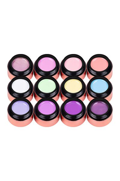 LUXORISE Set de 12 geluri UV colorate, Unicorn Dreams