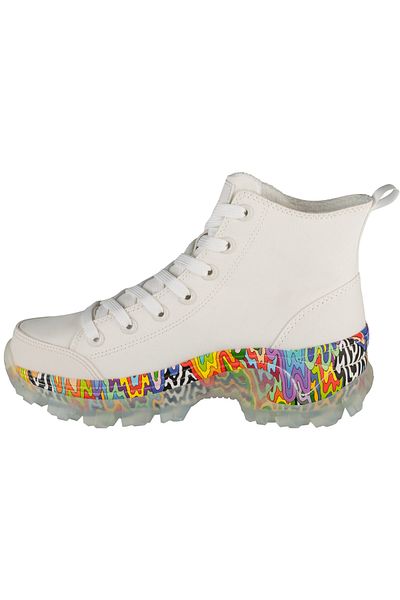 SKECHERS Jen Stark: Hi-Ryze - See-Thru Drip, Women's Sneakers