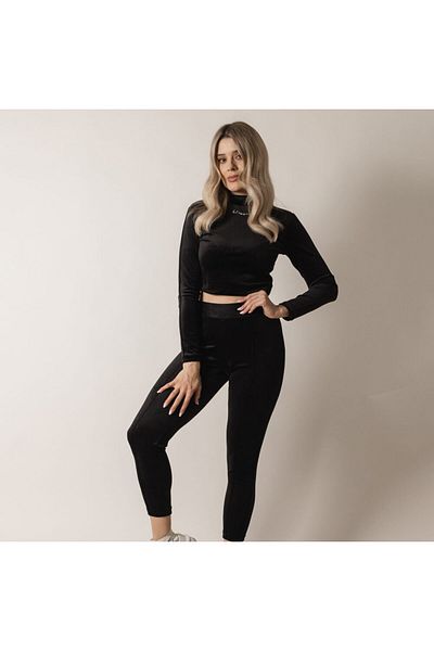 Mysari Tracksuit "Blessed" crop top