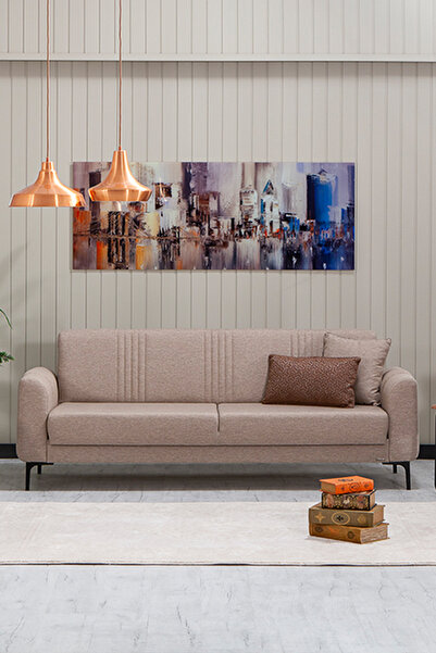 SANDALİE Rio Üçlü Salon&oturma Odası Kanepe - Krem