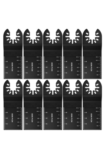 Choice3 10pcs Oscillating Saw Blades Fast Fit Mixed Blades Oscillating Saw Bl...