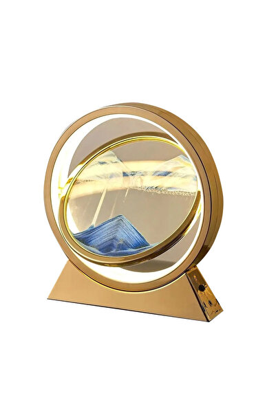 NEXTLY Lampa Decorativa De Birou Tip Clepsidra, , Tablou Cu Nisip Miscator Al...