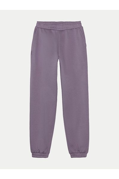 4F Pantaloni de trening pentru fete 4FJWAW24TTROF754 violet