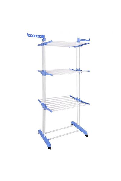 NEXTLY Vertical Clothes And Shoe Dryer, 3 Levels, Hanger Holder, Foldable, Portable