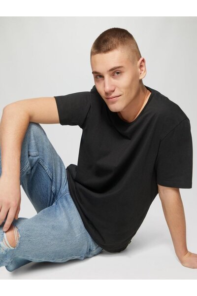 QS by s.Oliver Men's short-sleeved T-shirt, crew neck, Regular Fit, QS by s.Oliver