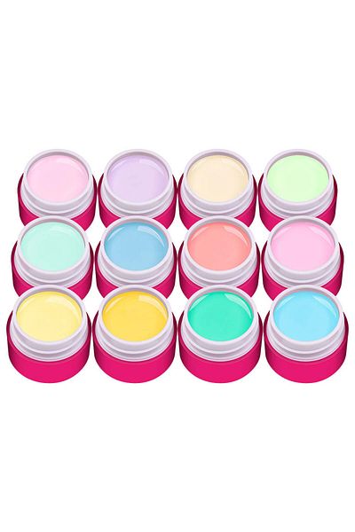 SensoPRO Milano Set de 12 geluri UV colorate SensoPRO Milano - Colecția Forever Young