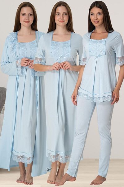 ByLohusa Effortt Blue Pregnant Maternity Set
