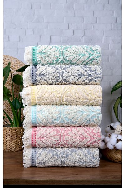 Familia Home 6 Pack Hand & Face Towels 50X90Cm |   Magnolia