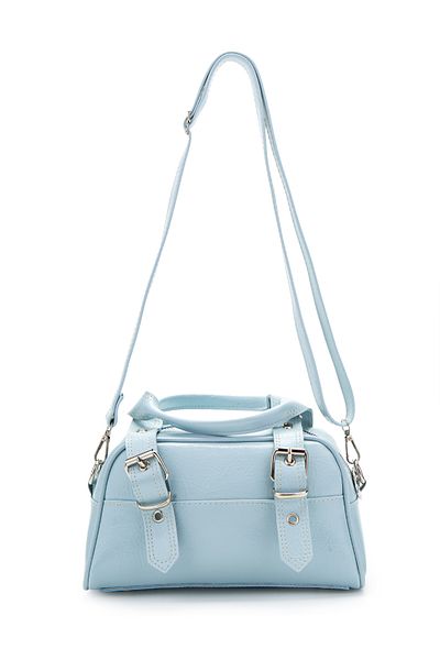 minebag Geantă de damă Ojos Baby Blue din piele artificială cu cataramă dublă