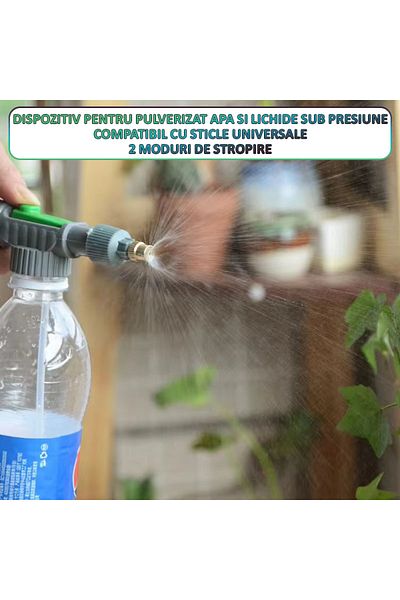NEXTLY Pompa Manuala De Stropit Pentru Sticle Universale, Pulverizator Pentru Apa Si Lichide Sub