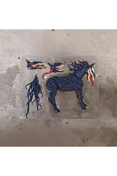 BANDAI مع صندوق مجسمات الحركة الجديدة من Venom 3 Last Dance Shf Venom War Horse Body Horse Peace Elite Ornament M