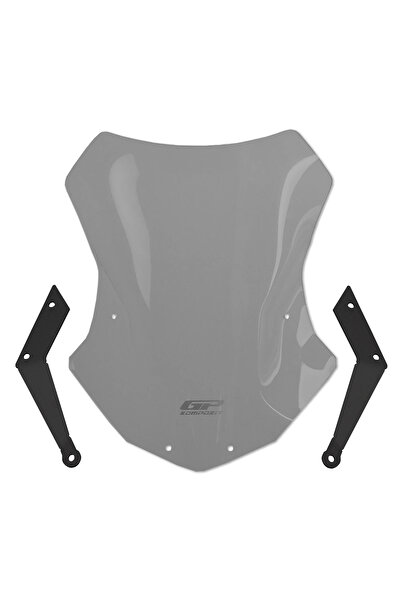 GP KOMPOZİT GP Kompozit SYM NH T 200 2024 Uyumlu Ön Cam Füme 45 cm