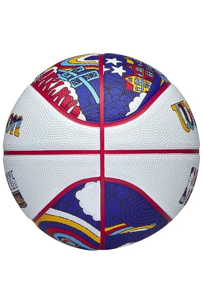 Wilson 2025 NBA All Star Mini Ball, Unisex Basketball ball