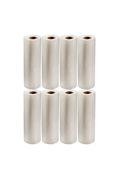 NEXTLY Σετ 8 σακουλών γενικής χρήσης για σκούπισμα σε ηλεκτρική σκούπα και σφράγιση τροφίμων, ανάγλυφες, πλενόμενες, συντήρησης