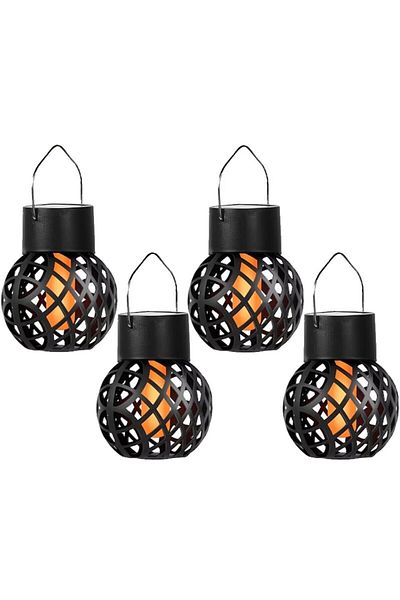 NEXTLY Set 4 Lampi Solare De Exterior Cu Agatatoare , Decorative, Pentru Gradina/copaci, Efect