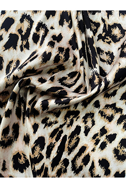 DESENİX قماش مطبوع رقمي بنمط الفهد عرض مزدوج 150 × 100 سم - ملابس عصرية، منسو...