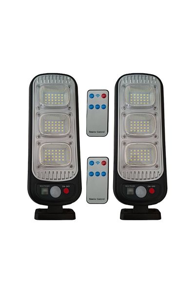 NEXTLY Set 2 Lampi Cu Incarcare Solara 72 Led Smd, , Senzor De Miscare Si Lumina, 3 Moduri
