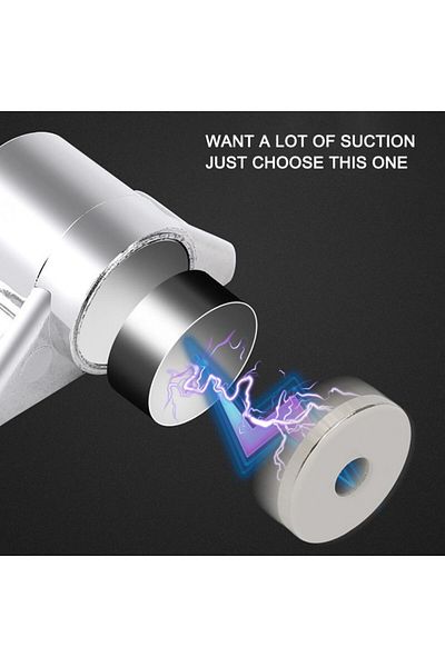 BOEM Strong neodymium magnet with magnetic lock for furniture + fixing screws