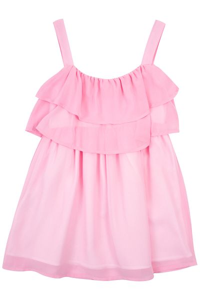 Mavipink Girl's Summer Strap Sleeveless Chiffon Dress