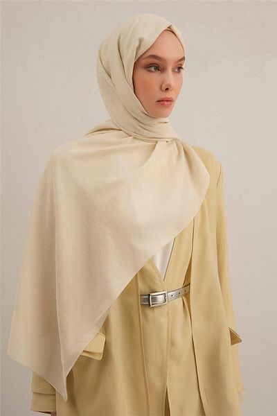 Armine Link Pattern Bamboo Cotton Shawl 07