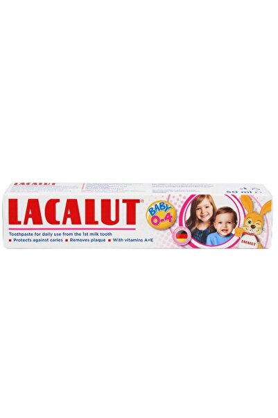 lacalut معجون أسنان للأطفال من عمر 0 إلى 4 سنوات 50 مل