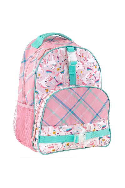 Stephen Joseph Patterned Backpack Pink Unicorn
