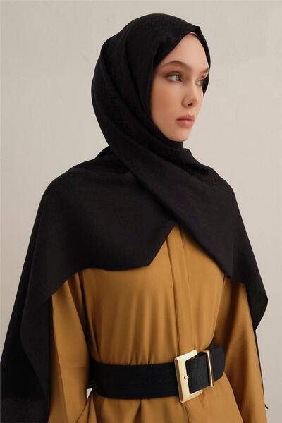 Armine Lyocell Naia Triangle Monogram Shawl 5 03