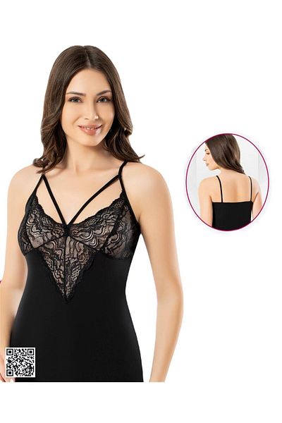 ÇamaşırcımShop Kota 6384 Lycra Lace Cross Rope Strap Athlete