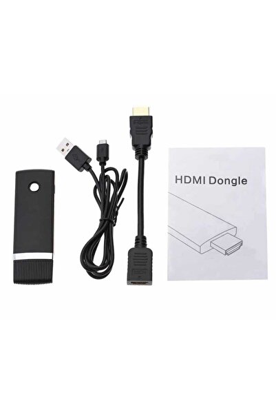 Generic جهاز استقبال دونجل للعرض اللاسلكي باللون الأسود