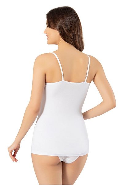 ÇamaşırcımShop Kota 6409 Adjustable Straps Combed Cotton Elastane String Tank Top