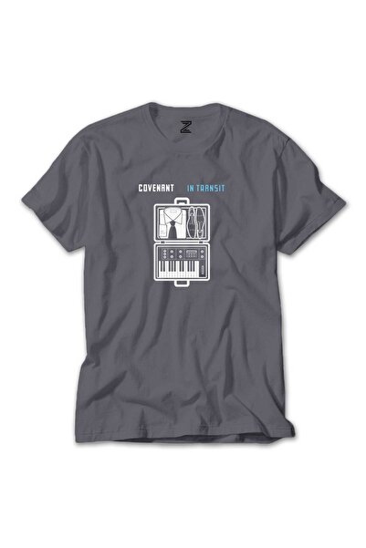 Generic Brand Covenant in Transit Πολύχρωμο T-Shirt Γκρι Χρώμα Μέγεθος 3XL