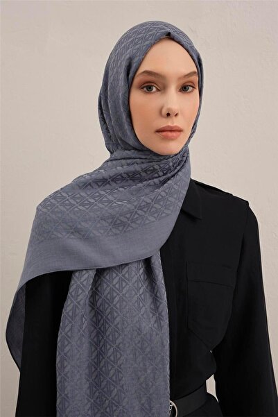 Armine Lyocell Naia Üçgen Monogram Şal 5 26