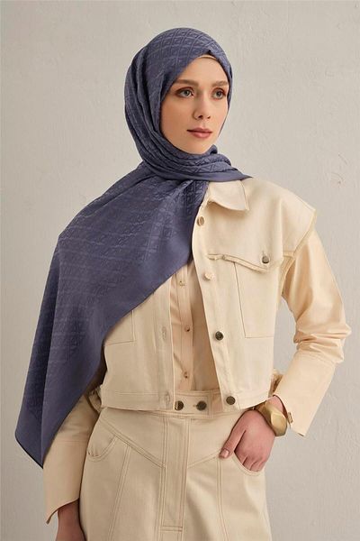 Armine Lyocell Naia Triangle Monogram Shawl 5 42