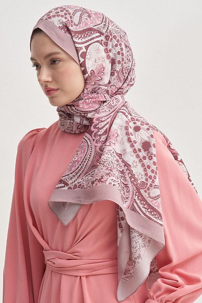 carell Rosella Soft Pink Nilla Cotton Shawl