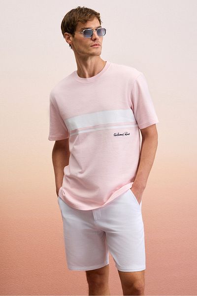 GRIMELANGE Lamine Men's Crew Neck 100% Org. Pamuk Short Fit T- Hemchinen's Long Coke Similarities