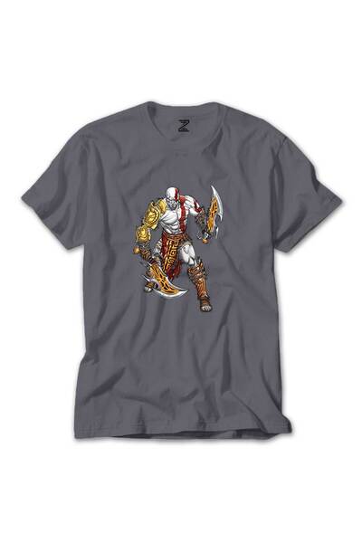 WAKHA Γκρι μπλουζάκι God Of War Kratos Warrior